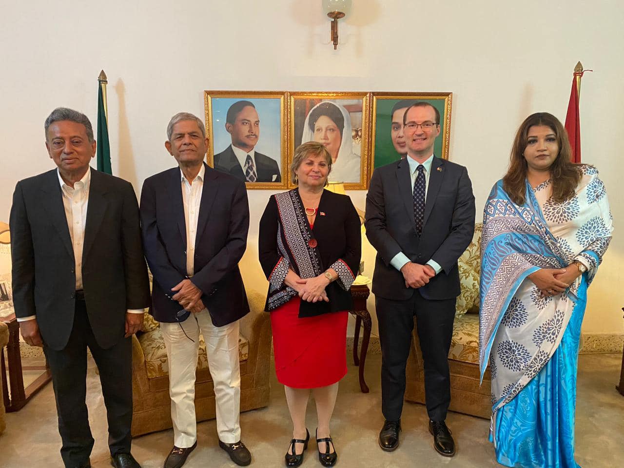 H.E. Lilly Nicholls speaking about gender equality and inclusive diplomacy.